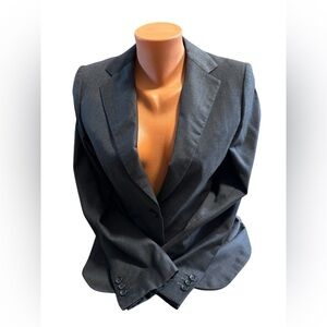 Saint Laurie Taylor Made Women’s Gray Button Up Long Sleeve Blazer Size S/M USA